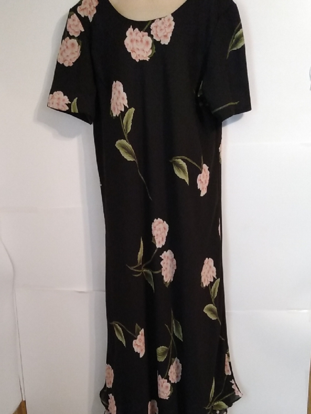 Multi Layered Ethereal Black Floral Long Dress Plus Cottagecore Whimsygoth